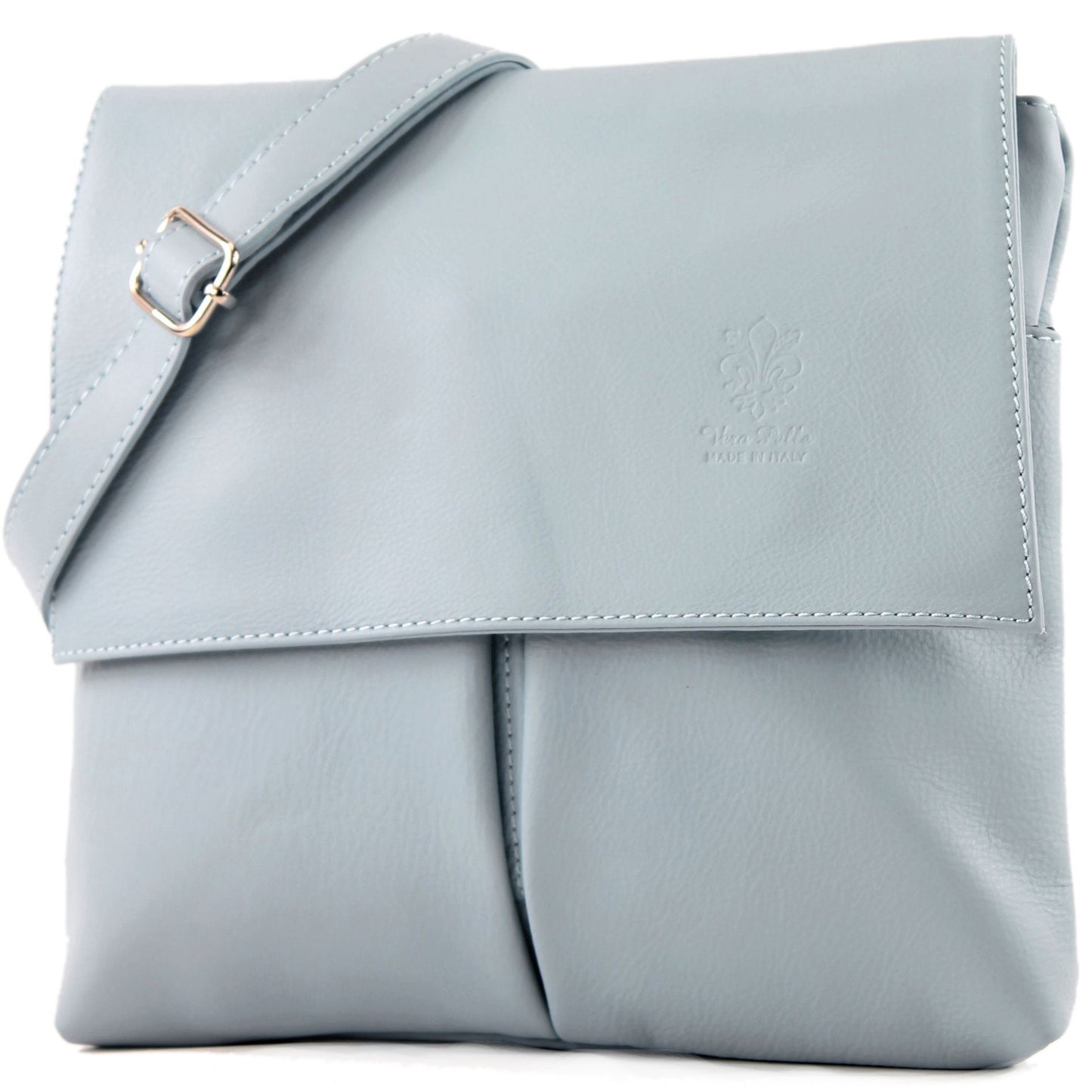 modamoda de T63 Damen Nappaleder Umhängetasche Schultertasche handmade in Italy