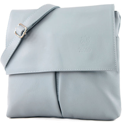 modamoda de T63 Damen Nappaleder Umhängetasche Schultertasche handmade in Italy