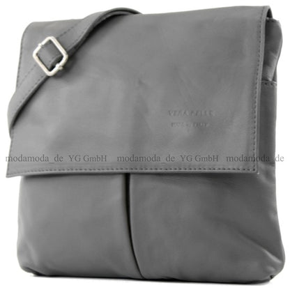 modamoda de T63 Damen Nappaleder Umhängetasche Schultertasche handmade in Italy