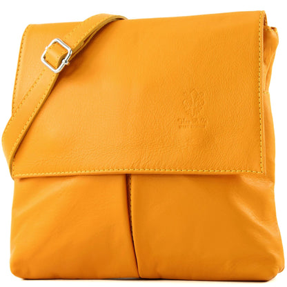 modamoda de T63 Damen Nappaleder Umhängetasche Schultertasche handmade in Italy