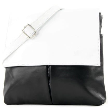 modamoda de T63 Damen Nappaleder Umhängetasche Schultertasche handmade in Italy