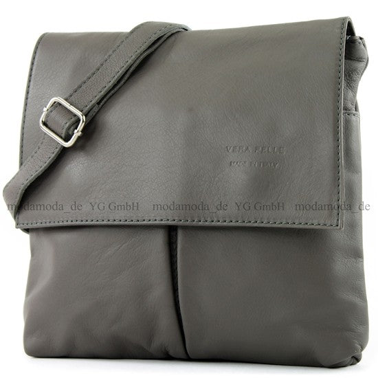 modamoda de T63 Damen Nappaleder Umhängetasche Schultertasche handmade in Italy