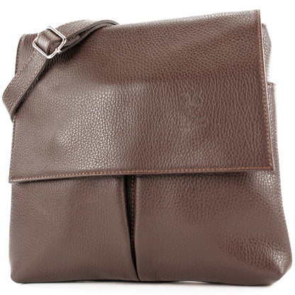 modamoda de T63LEDER Damen Leder Umhängetasche Schultertasche handmade in Italy