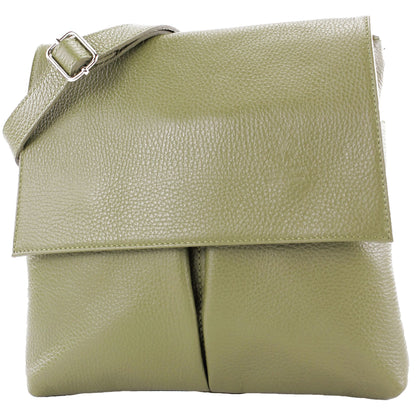 modamoda de T63LEDER Damen Leder Umhängetasche Schultertasche handmade in Italy