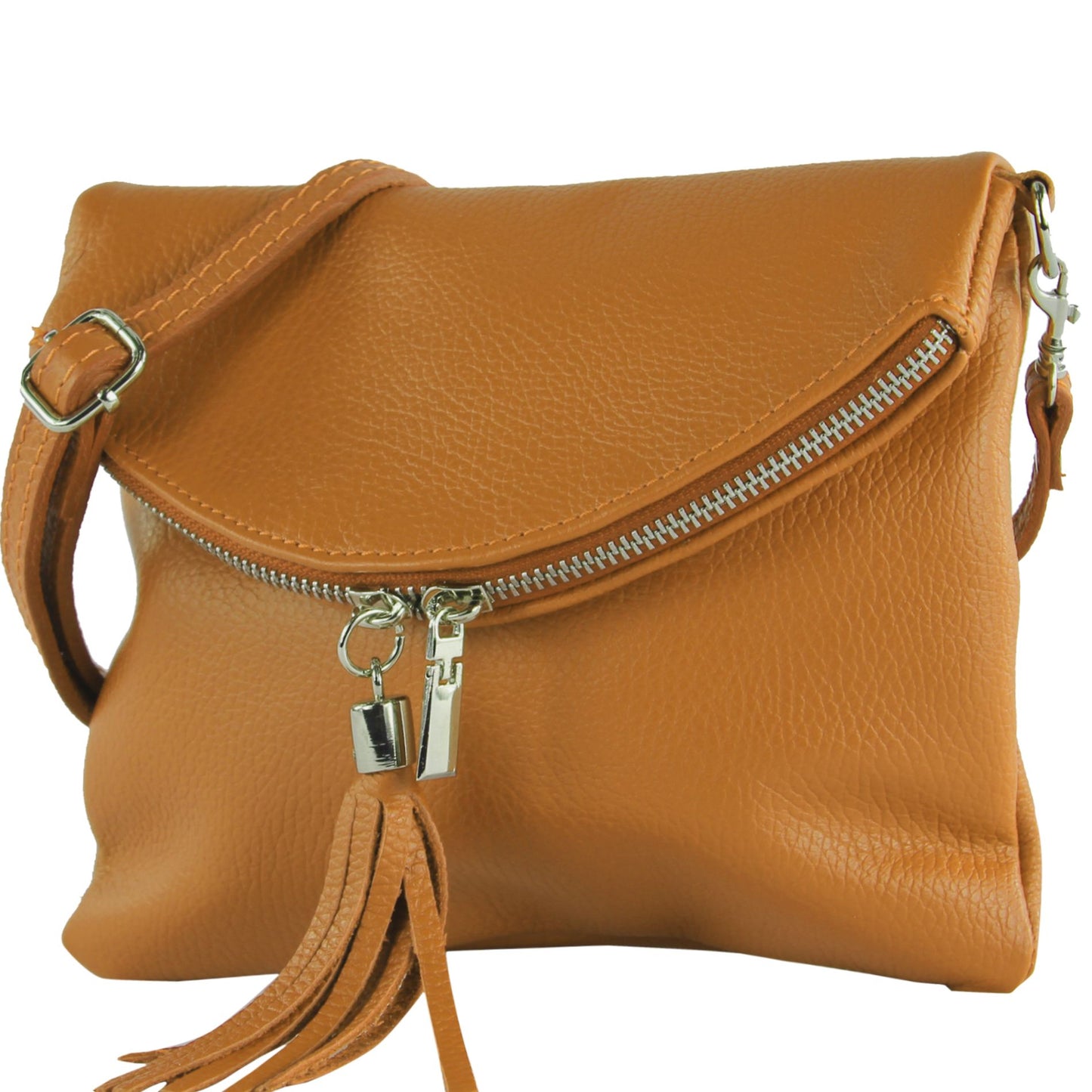 modamoda de T139 LEDER Damen Leder Umhängetasche Abendtasche Klein handmade in Italy