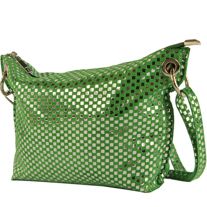 modamoda de - T252 - ital. Umhängetasche Small aus Wildleder