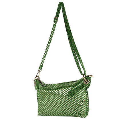 modamoda de - T252 - ital. Umhängetasche Small aus Wildleder