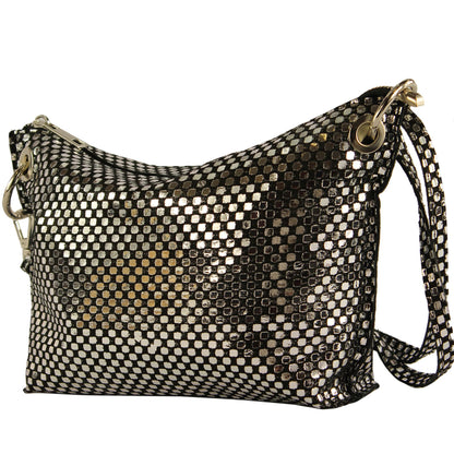 modamoda de - T252 - ital. Umhängetasche Small aus Wildleder