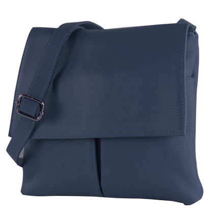 modamoda de T63LEDER Damen Leder Umhängetasche Schultertasche handmade in Italy