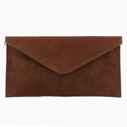 modamoda de - T106 - ital Clutch Abendtasche aus Wildleder