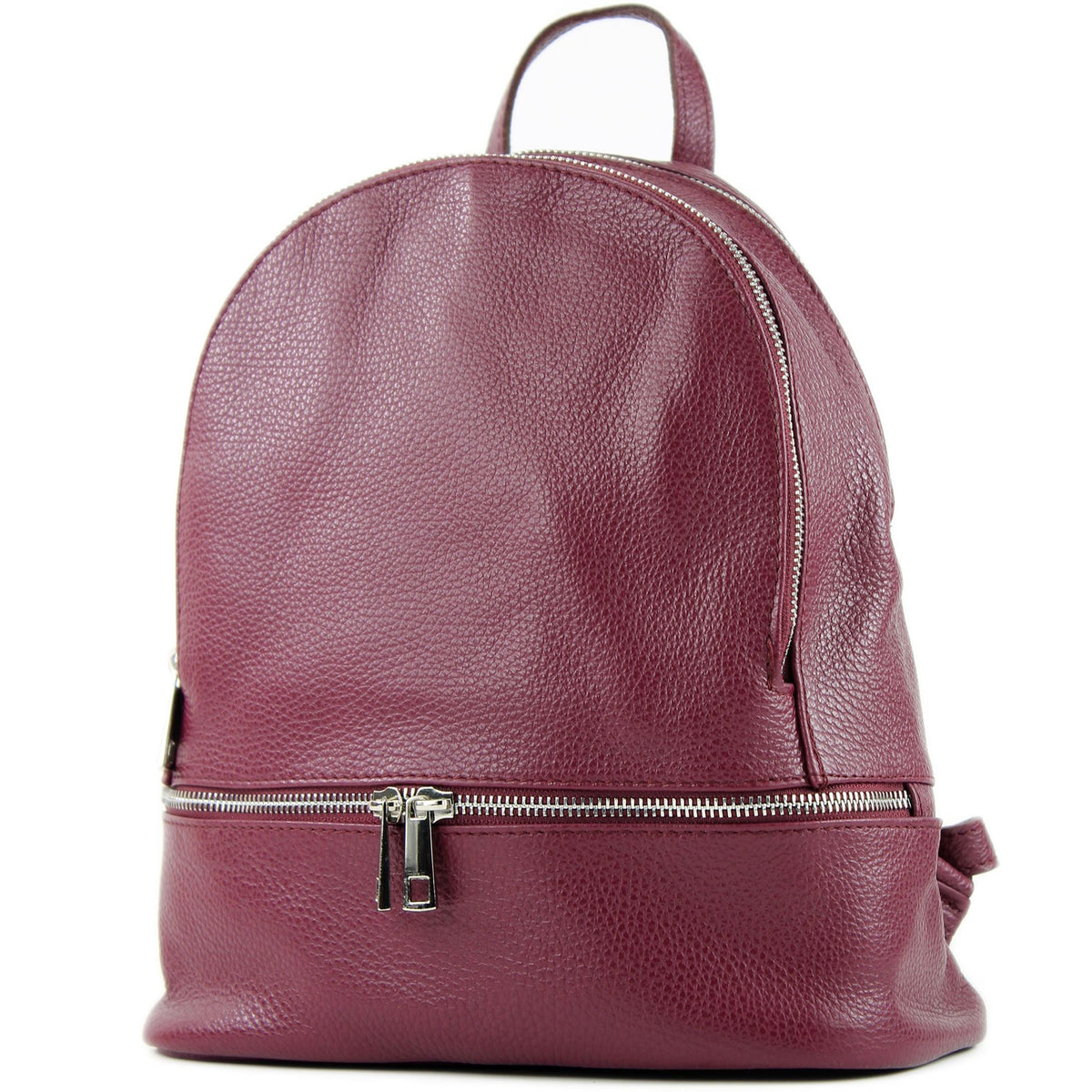Sac à Dos Femme En Cuir Véritable Modamoda De - Modèle T138 Ital Design Élégant