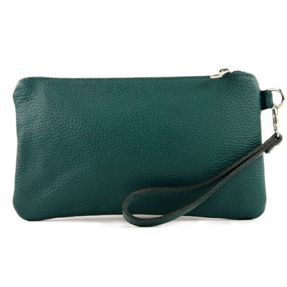 modamoda de - T193 - ital. Clutch Handgelenktasche Leder Small