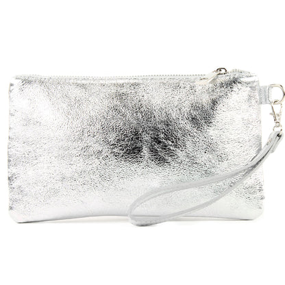 modamoda de - T193 - ital. Clutch Handgelenktasche Leder Small