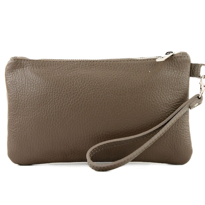 modamoda de - T193 - ital. Clutch Handgelenktasche Leder Small