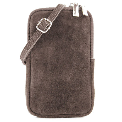 modamoda de -  T197 - ital. Leder Umhängetasche Handytasche Klein