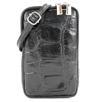 modamoda de -  T197 - ital. Leder Umhängetasche Handytasche Klein