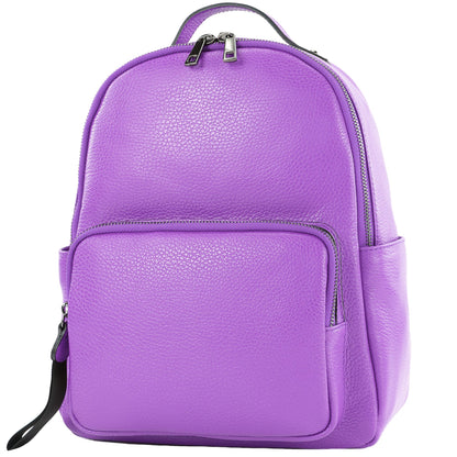 modamoda de - T234 - Damen Rucksack Tasche ital. Echtleder