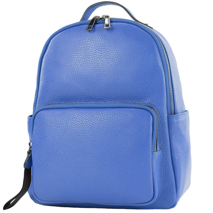 modamoda de - T234 - Damen Rucksack Tasche ital. Echtleder